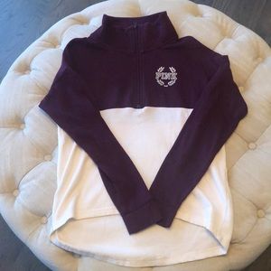 Like new, Quarter zip-up sweat shirt